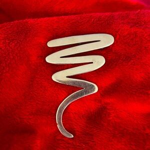 Vintage Sterling Silver 925 - 3” Pendant / Brooch